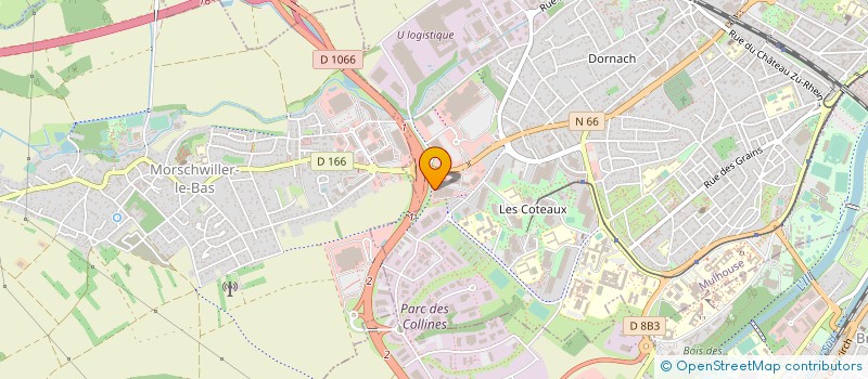 localisation de l'entreprise CUBE TELECOM à MULHOUSE