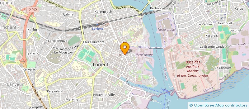 localisation de l'entreprise CUBE TRADING à LORIENT