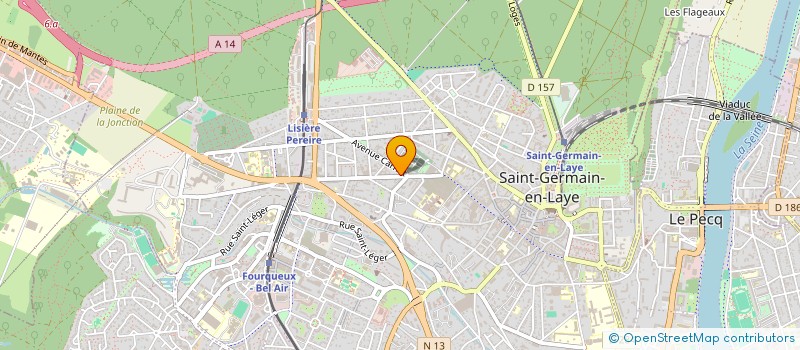 localisation de l'entreprise CUBES INFORMATIQUE SARL  SAINT-GERMAIN-EN-LAYE