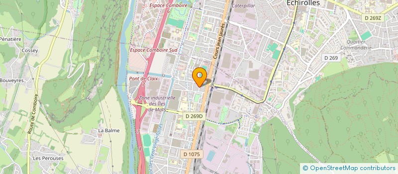 localisation de l'entreprise CUBHAS  LE PONT-DE-CLAIX