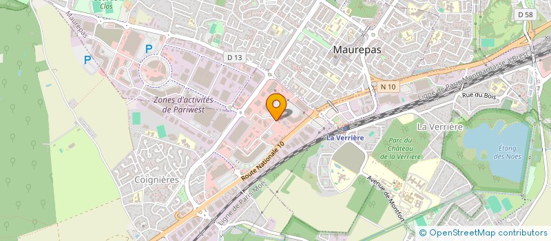 localisation de l'entreprise CUBIC CONCEPT SARL  COIGNIERES