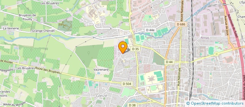 localisation de l'entreprise CUBIC IMMOBILIER à VILLEFRANCHE-SUR-SAONE