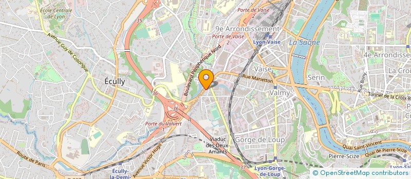 localisation de l'entreprise CUBIC SAS à LYON