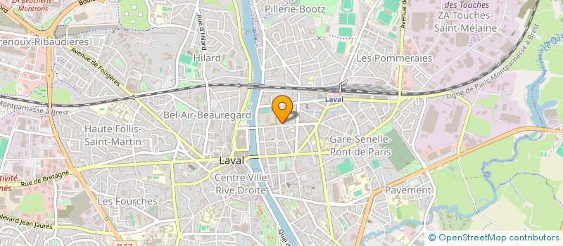 localisation de l'entreprise CUBIK à LAVAL