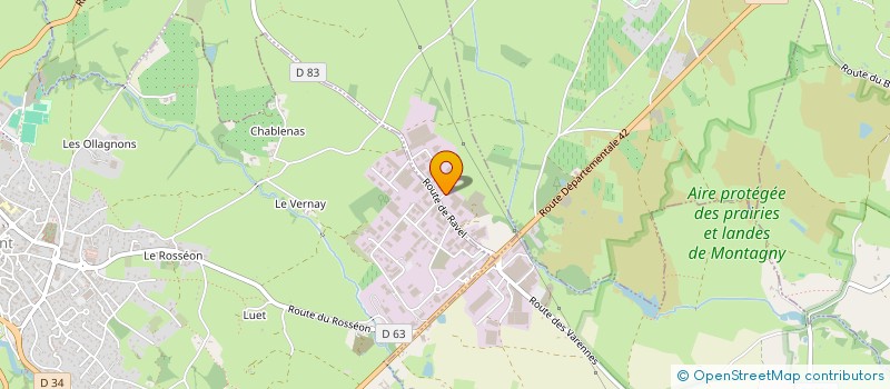 localisation de l'entreprise CUBIK INVEST  MONTAGNY