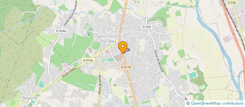 localisation de l'entreprise CUBIK PISCINE  SAINT-CHRISTOL-LEZ-ALES