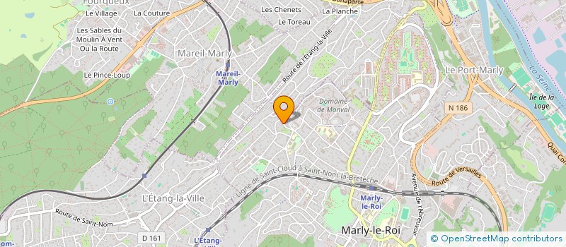 localisation de l'entreprise CUBINVEST  MARLY-LE-ROI