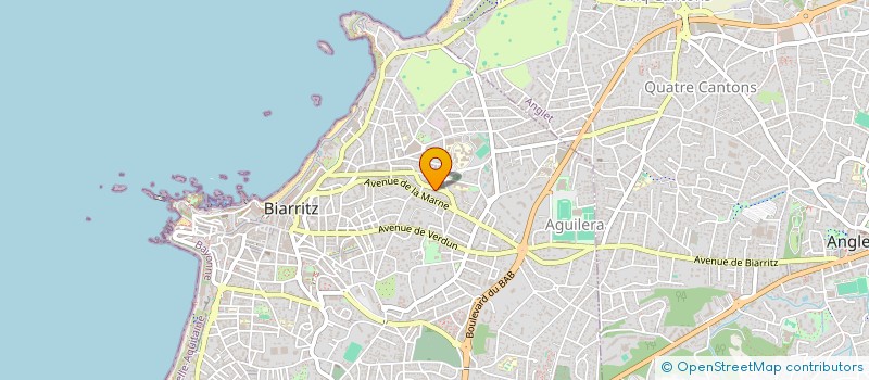 localisation de l'entreprise CUBITUS à BIARRITZ