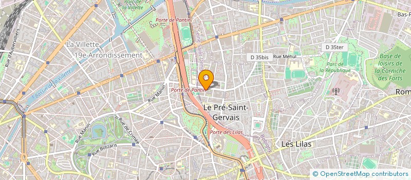 localisation de l'entreprise CUBO à LE PRE-SAINT-GERVAIS