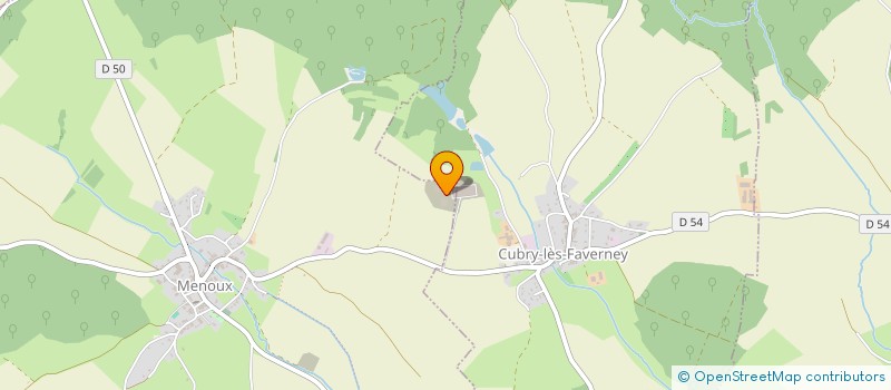 localisation de l'entreprise CUBRY BIO METHA à CUBRY-LES-FAVERNEY