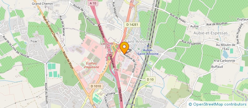 localisation de l'entreprise CUBZAC à SAINT-ANDRE-DE-CUBZAC
