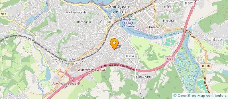 localisation de l'entreprise CUCARACHA  BIDART