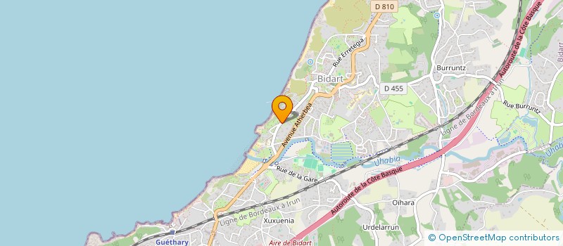 localisation de l'entreprise CUCARACHA BIDART à BIDART