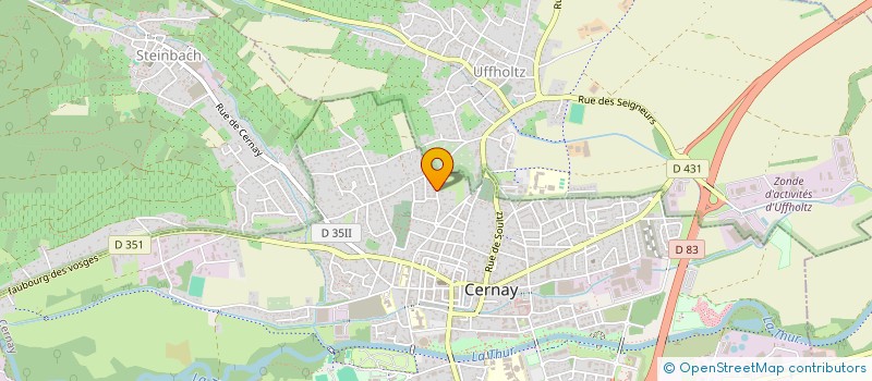 localisation de l'entreprise CUCCHI  STEINBACH