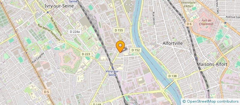 localisation de l'entreprise CUCEU MACONNERIE  VITRY-SUR-SEINE
