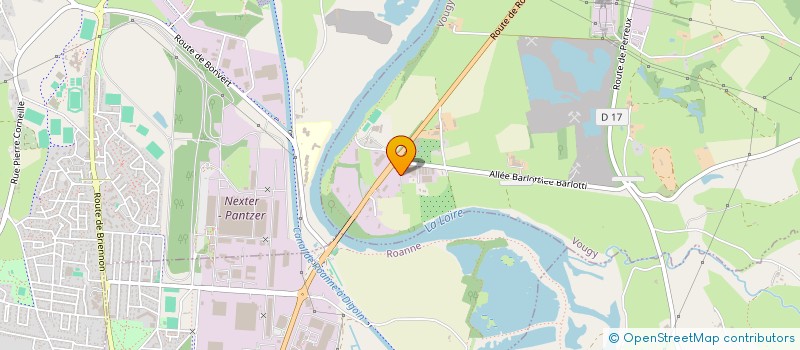 localisation de l'entreprise CUCHERAT SERVICES  VOUGY