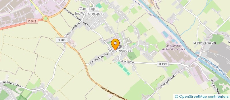 localisation de l'entreprise CUCHEVAL  WARDRECQUES