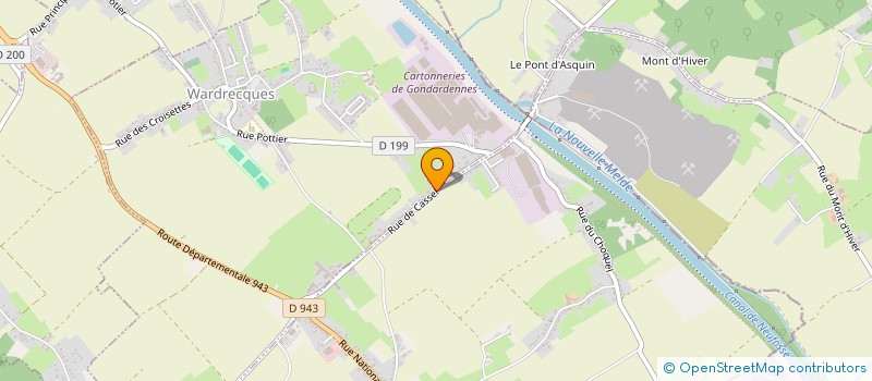 localisation de l'entreprise CUCHEVAL PASCAL à WARDRECQUES