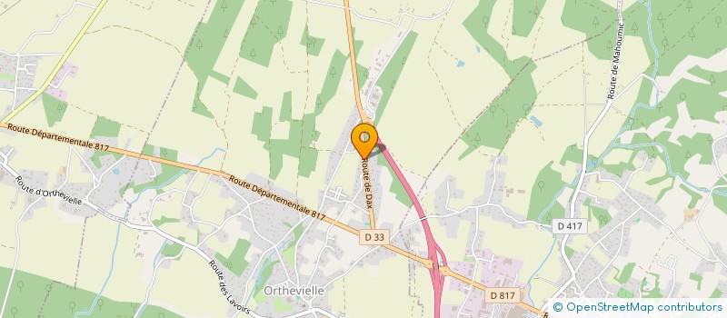 localisation de l'entreprise CUCHITA  ORTHEVIELLE