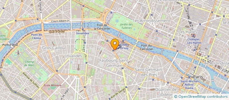 localisation de l'entreprise CUCINA SAINT GERMAIN  PARIS