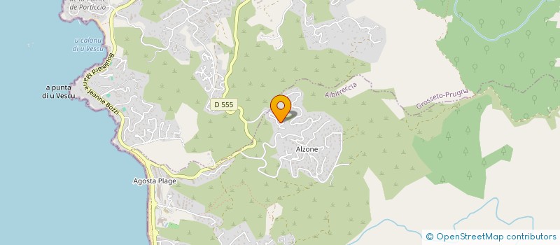 localisation de l'entreprise CUCINA VOSTRA à ALBITRECCIA