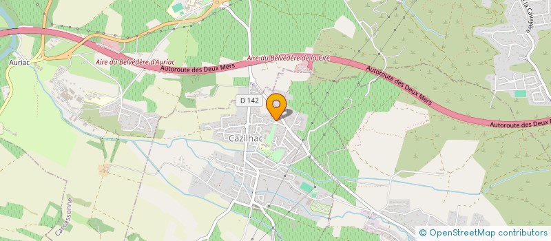 localisation de l'entreprise CUCULIERE TP à CAZILHAC