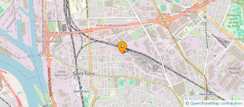 localisation de l'entreprise CUD  SAINT-FONS