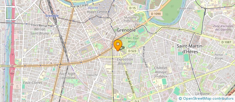 localisation de l'entreprise CUECA à GRENOBLE