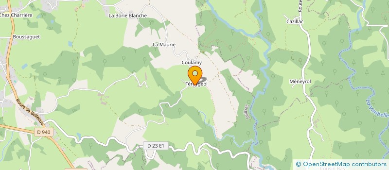 localisation de l'entreprise CUEILLE ELEC  SEILHAC