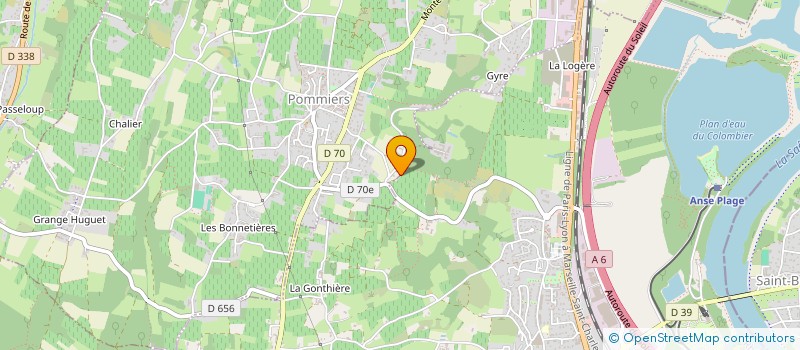 localisation de l'entreprise CUEILLETTE  NOTRE-DAME-DE-BELLECOMBE