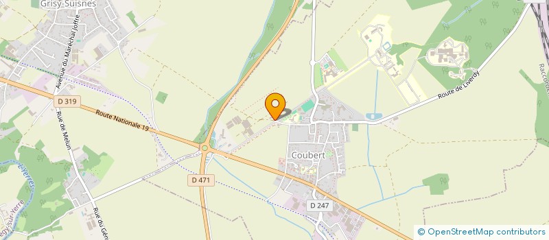 localisation de l'entreprise CUEILLETTE DE COUBERT  COUBERT