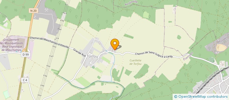 localisation de l'entreprise CUEILLETTE DE TORFOU  TORFOU