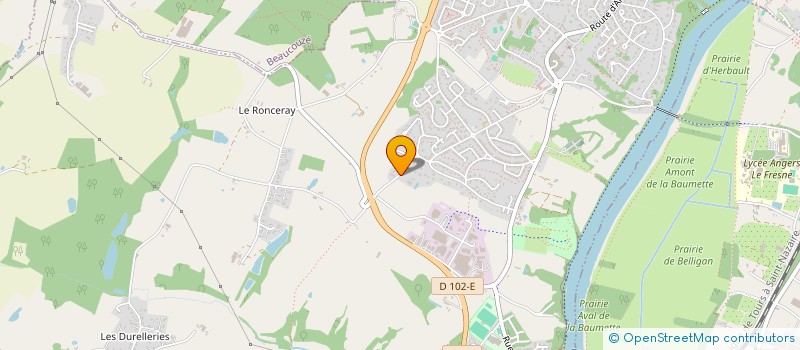 localisation de l'entreprise CUEILLIR DES PAQUERETTES  MONTREUIL JUIGNE