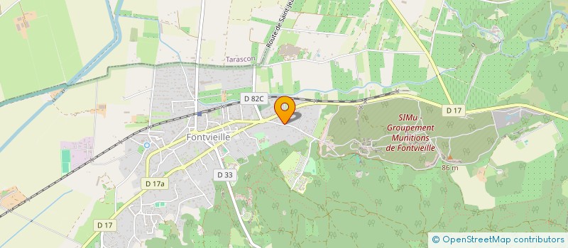 localisation de l'entreprise CUERCUS à FONTVIEILLE