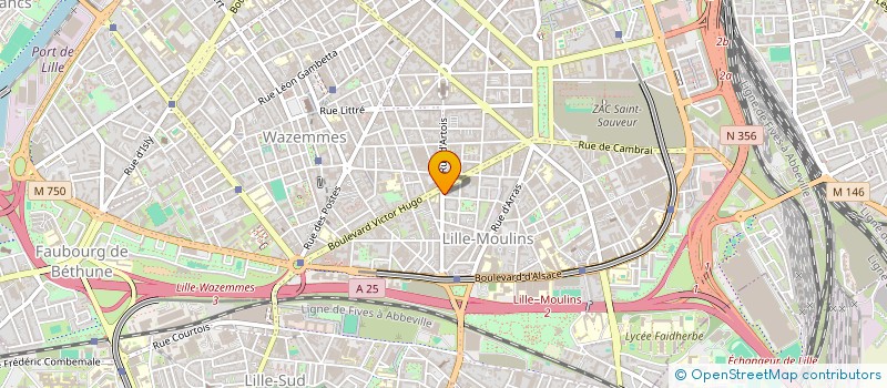 localisation de l'entreprise CUERPO Y ALMA à LILLE