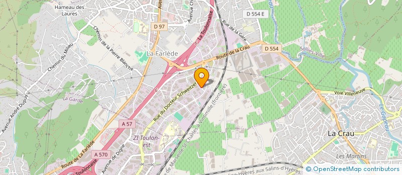 localisation de l'entreprise CUERS DYNAMICS  LA FARLEDE