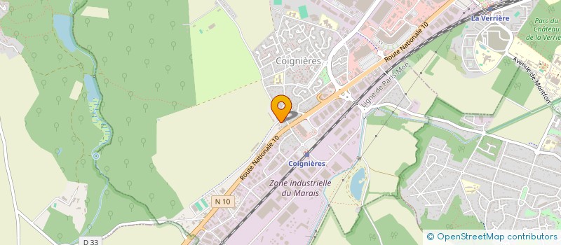 localisation de l'entreprise CUERTOUT à COIGNIERES