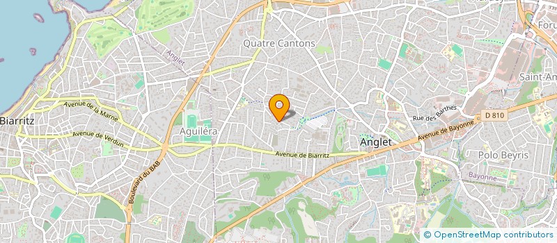 localisation de l'entreprise CUEVAS  ANGLET