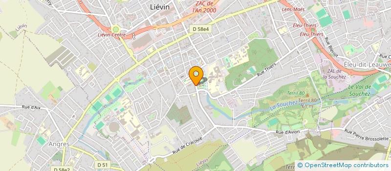 localisation de l'entreprise CUFFARO IMMOLIER  LIEVIN