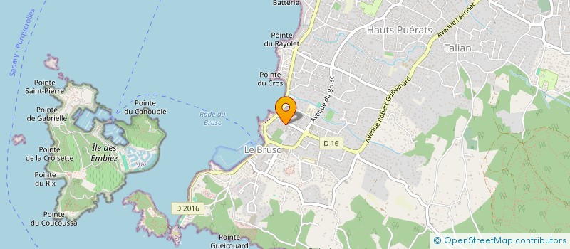 localisation de l'entreprise CUGES INVESTISSEMENT à SIX-FOURS-LES-PLAGES