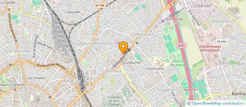 localisation de l'entreprise CUGNAUX 1 à TOULOUSE