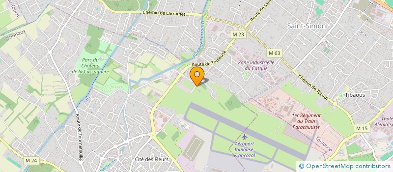 localisation de l'entreprise CUGNAUX L1  CUGNAUX