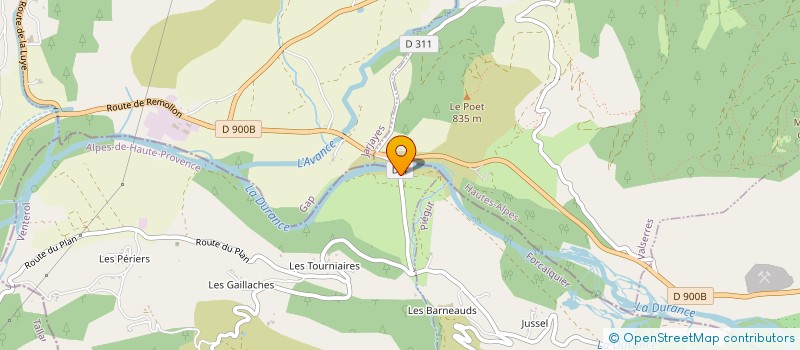 localisation de l'entreprise CUGNET à VENTEROL