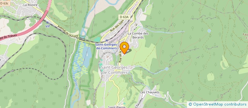 localisation de l'entreprise CUGNET PATRICK  SAINT-GEORGES-DE-COMMIERS