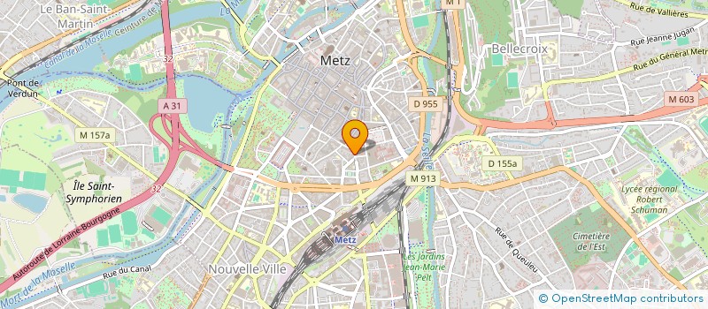 localisation de l'entreprise CUGNOT 2  METZ