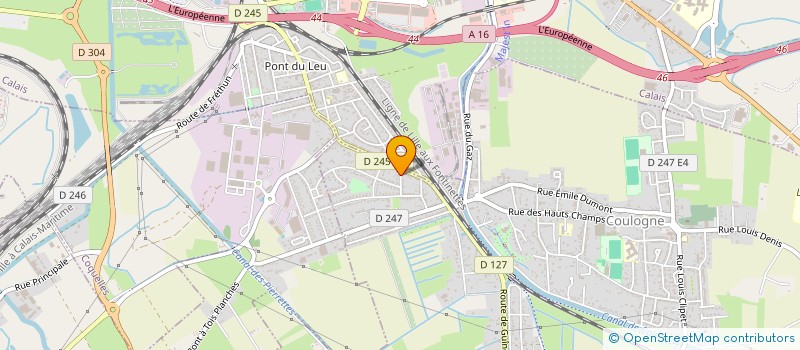 localisation de l'entreprise CUGNY  COULOGNE