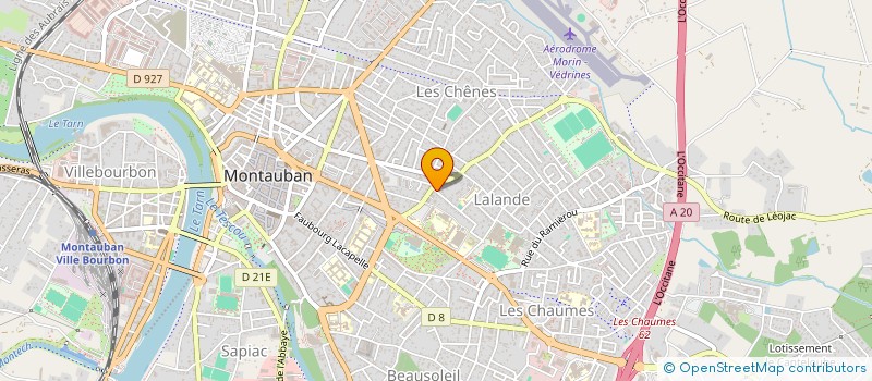 localisation de l'entreprise CUGURACCIU  MONTAUBAN