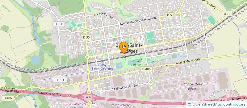 localisation de l'entreprise CUIDET SOLOGNE  BUSSY-SAINT-GEORGES