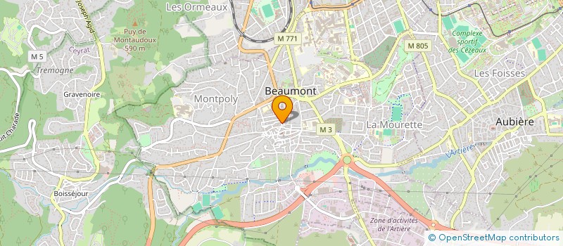 localisation de l'entreprise CUILLERE & GOURMANDISE  BEAUMONT