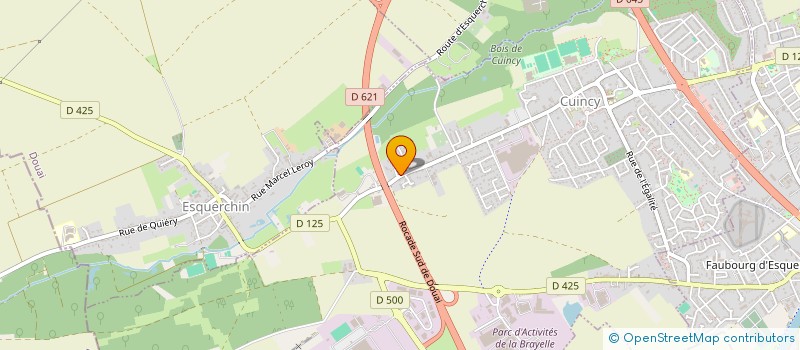 localisation de l'entreprise CUINCY DEPAN'AUTO  CUINCY